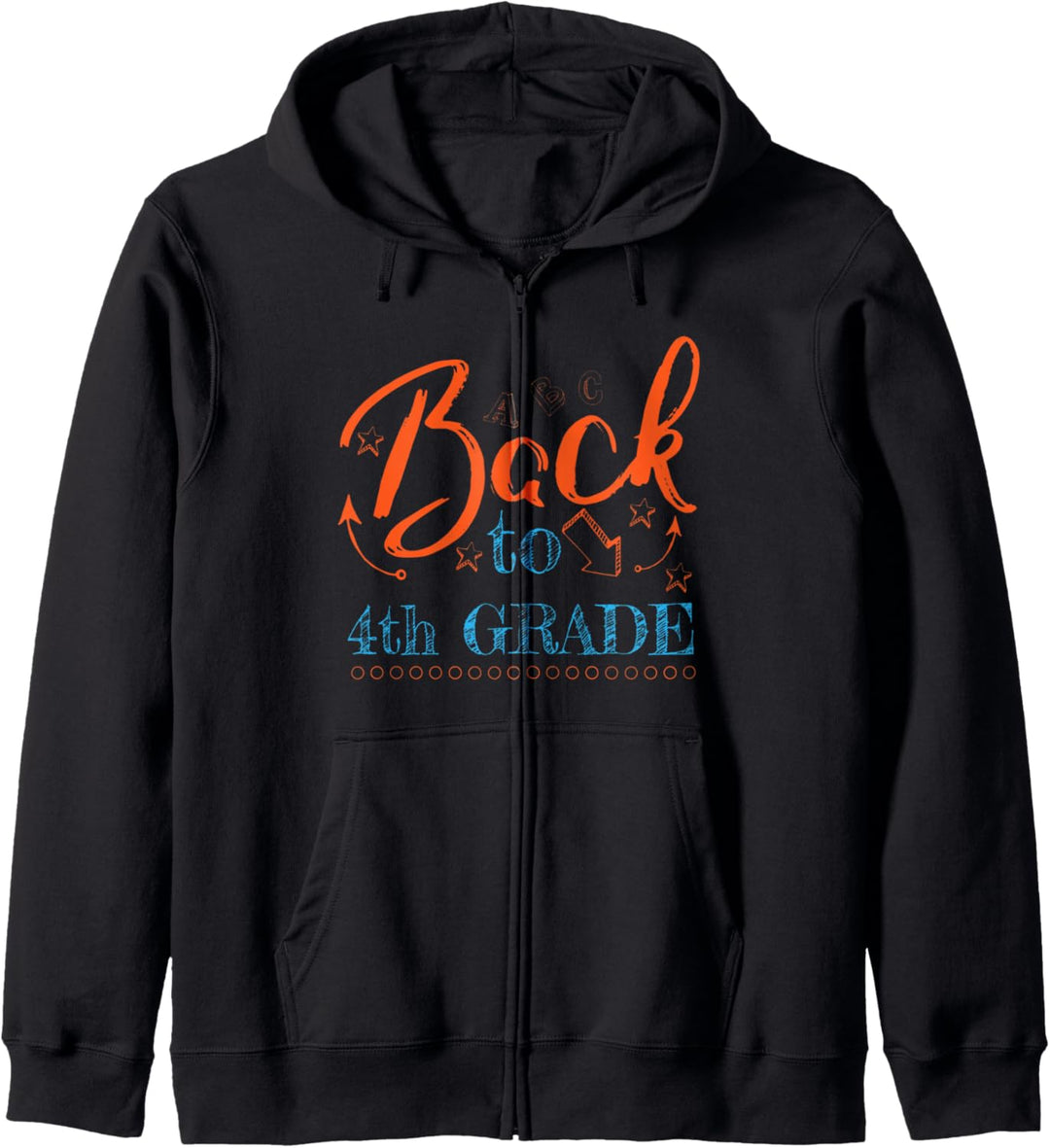 Schulanfang für Jungen und Mädchen. Kapuzenjacke