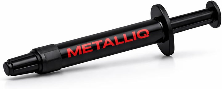 METALLIQ 5g Flüssigmetall Wärmeleitpaste – Liquid Metal für CPU & GPU, Gaming, Delid, Modding & High