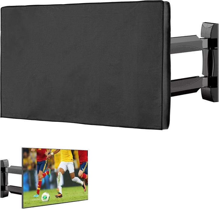 kwmobile 65" TV Outdoor TV Abdeckung - Fernseher Hülle Bildschirmschutz - Schutzhülle wetterfest - S