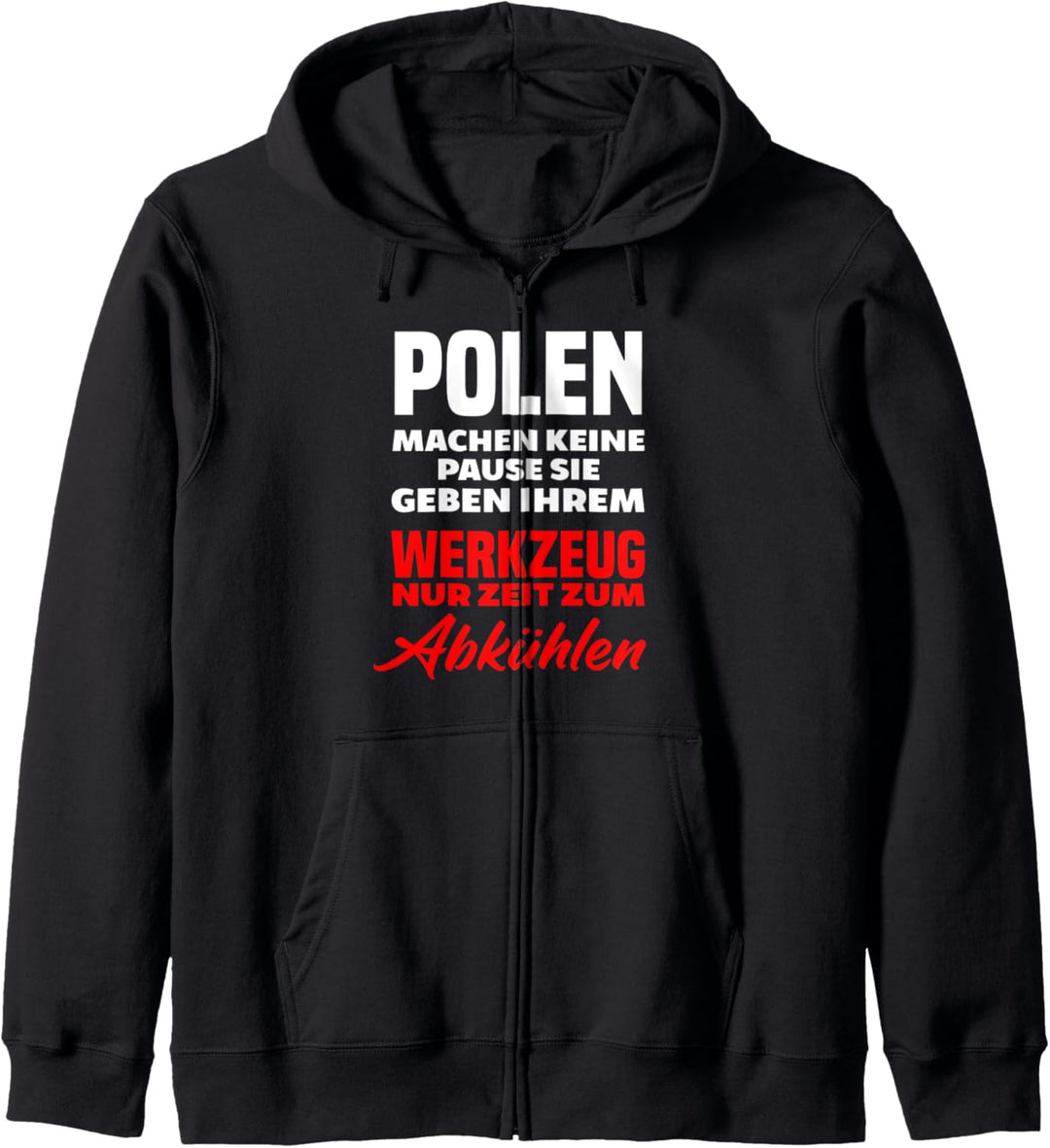 Polnisch Polska Polen Pole Arbeiter Arbeit Handwerker Bau Kapuzenjacke