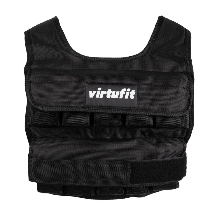 VirtuFit Verstellbare Gewichtsweste Pro - 10 kg - Schwarz - Trainingsweste - Krafttraining