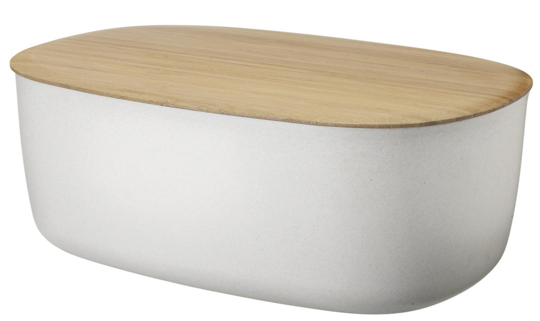 RIG-TIG by Stelton Z00038-1 Box-It Brotkasten, Melamin, Bambus, weiss, 34,5 x 23,5 x 13,0 cm White,