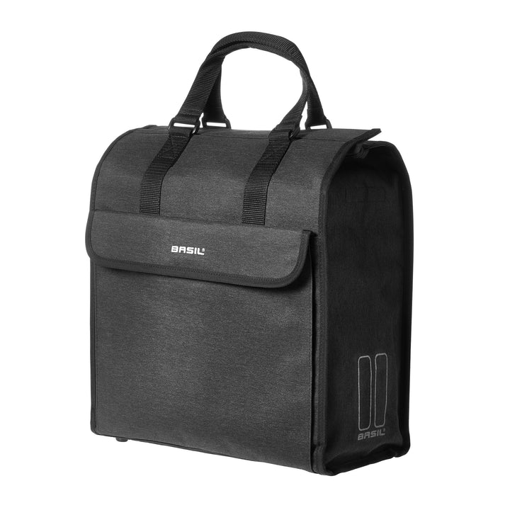 Basil Mira - Rad Einzeltasche Schwarz 36 cm x 16 cm x 37 cm, Schwarz 36 cm x 16 cm x 37 cm