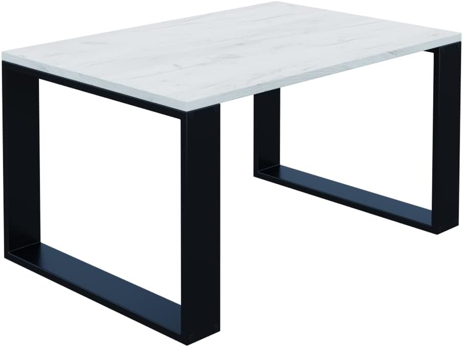 AKKE Couchtisch Wohnzimmertisch Beistelltisch Tisch Für Wohnzimmer Weiss Craft 100 x 40 x 55 L:100cm