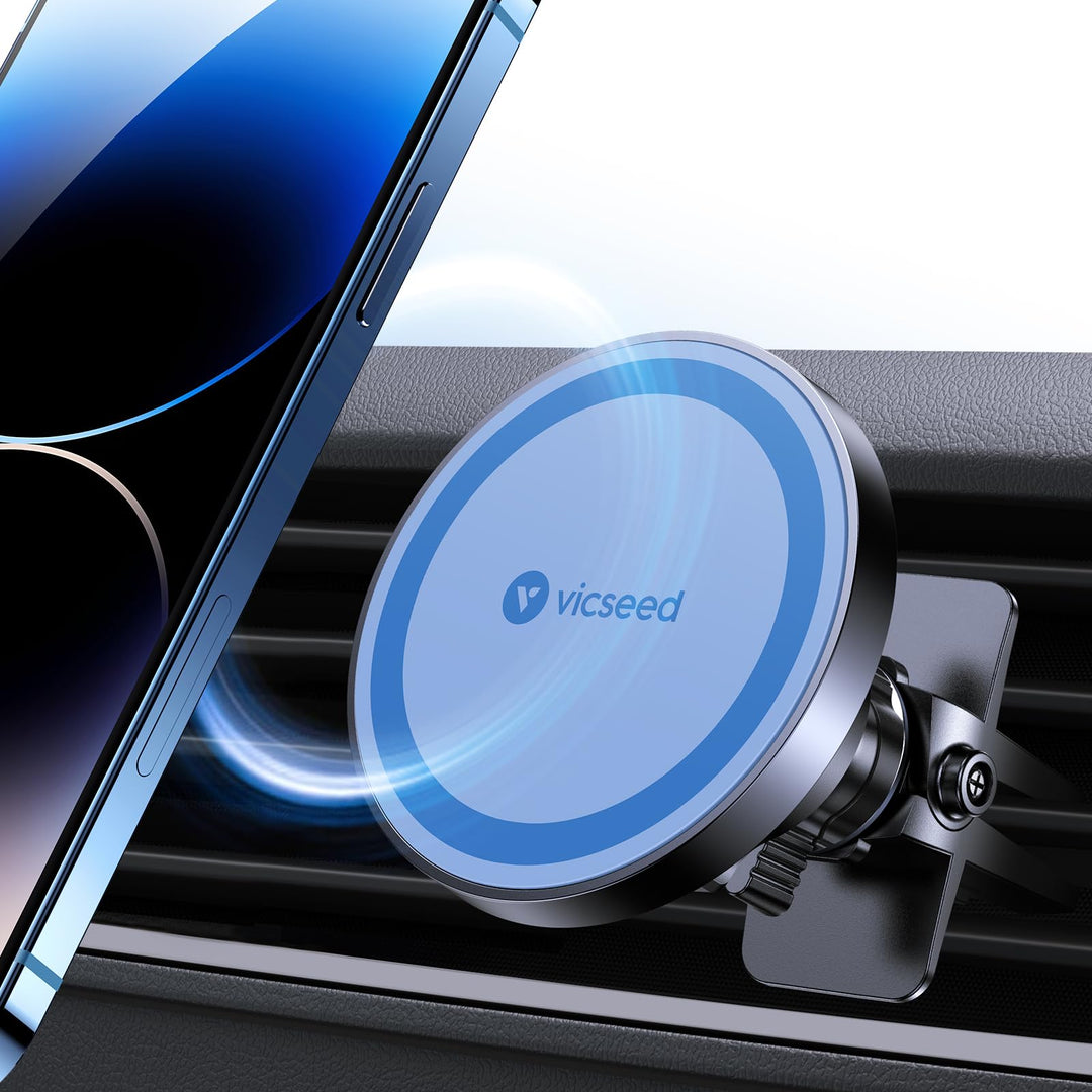 VICSEED Handyhalterung Auto Magnet Lüftung für Magsafe Autohalterung [Starker Magnet mit 20 xN55] Ma