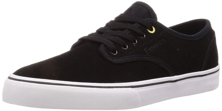 Emerica Herren Wino Standard Skate-Schuh 37.5 EU Black White Gold, 37.5 EU Black White Gold