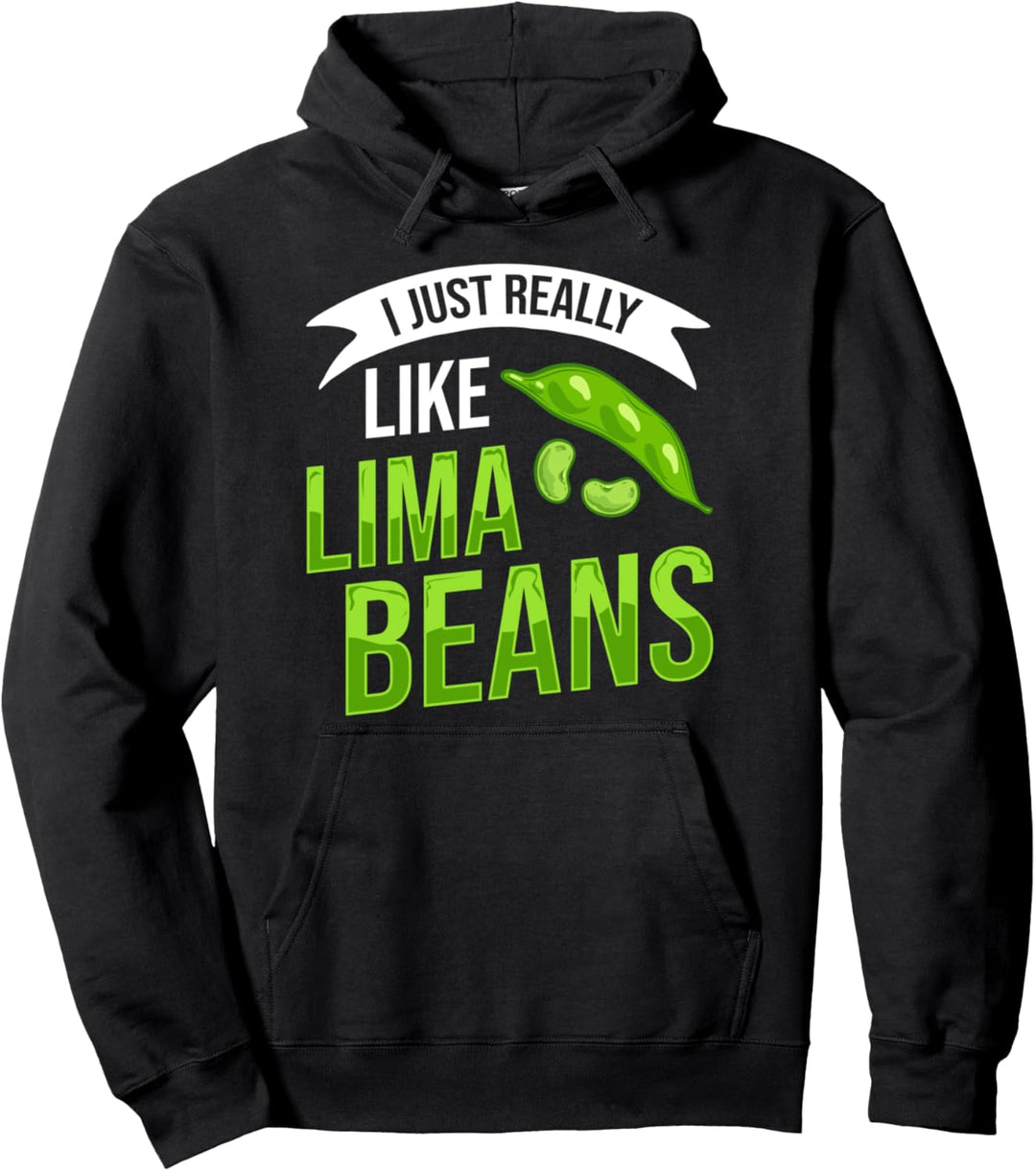 Limabohnen Bohnen Pflanzen Anbau Pullover Hoodie