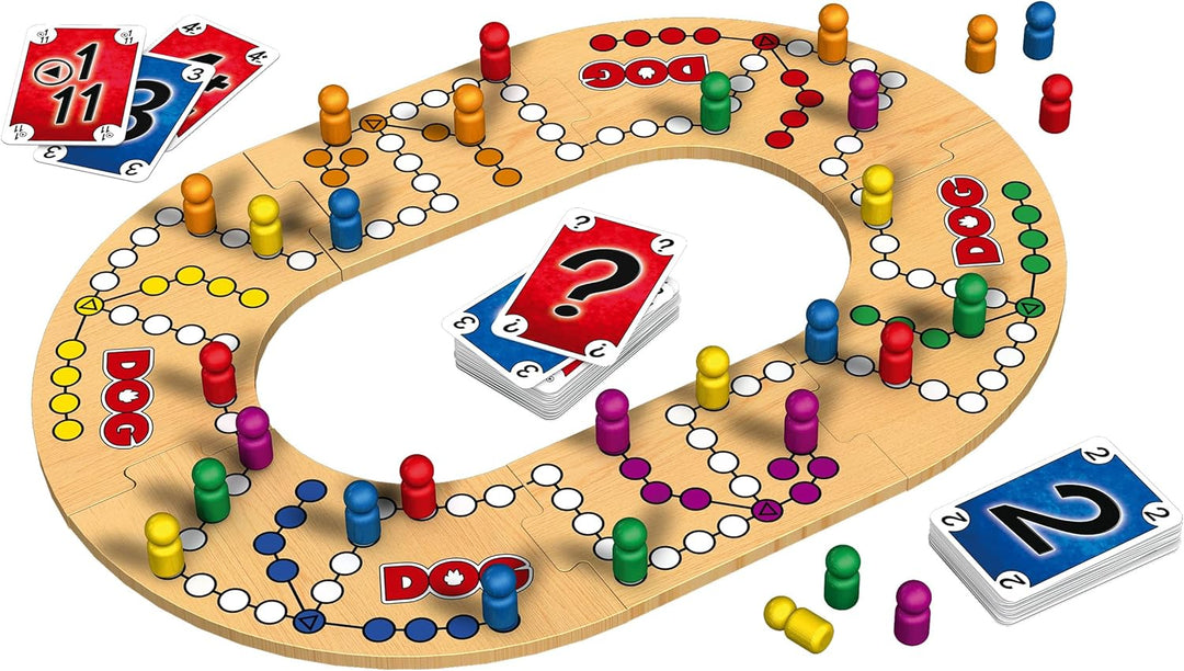 Schmidt Spiele 49274 Dog Deluxe, Familienspiel Single