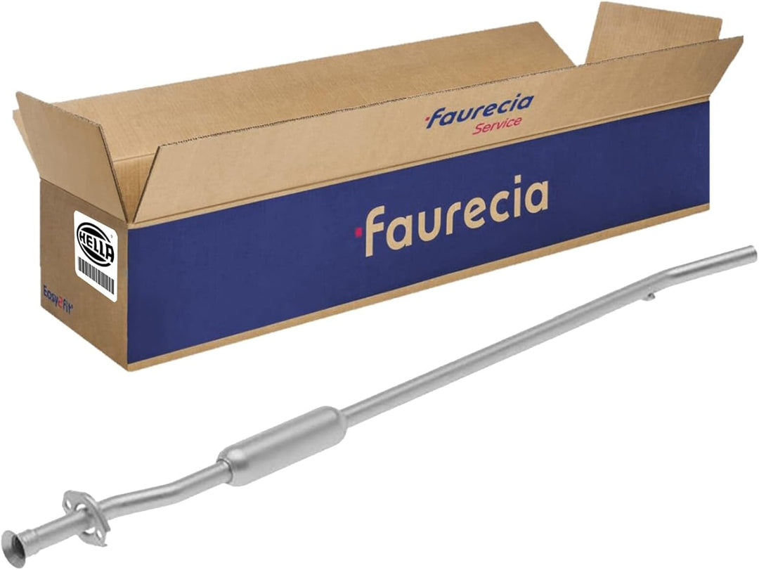 HELLA 8LC 366 025-861 Mittelschalldämpfer - Easy2Fit Kit - mitte - dreiteilig - Set mit Anbauteilen
