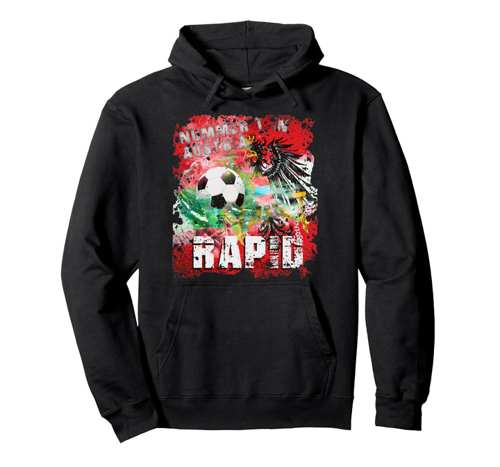 Nummer 1 in AUSTRIA - RAPID Fun Shirt Pullover Hoodie
