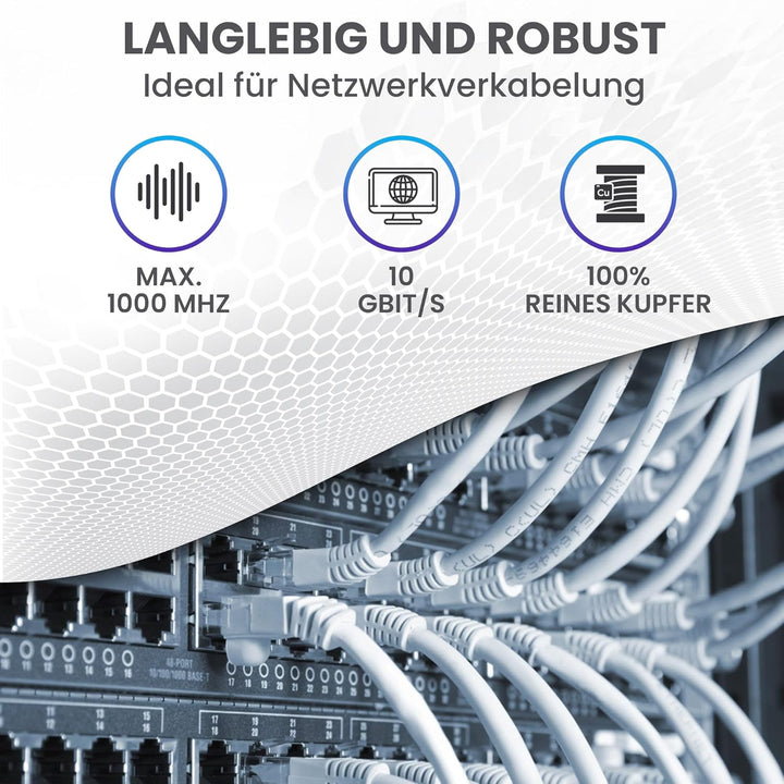 EXTRALINK 100m CAT5e Netzwerkkabel LAN Verlegekabel Innenbereich – 100% Kupfer U/UTP, PVC Mantel, bi
