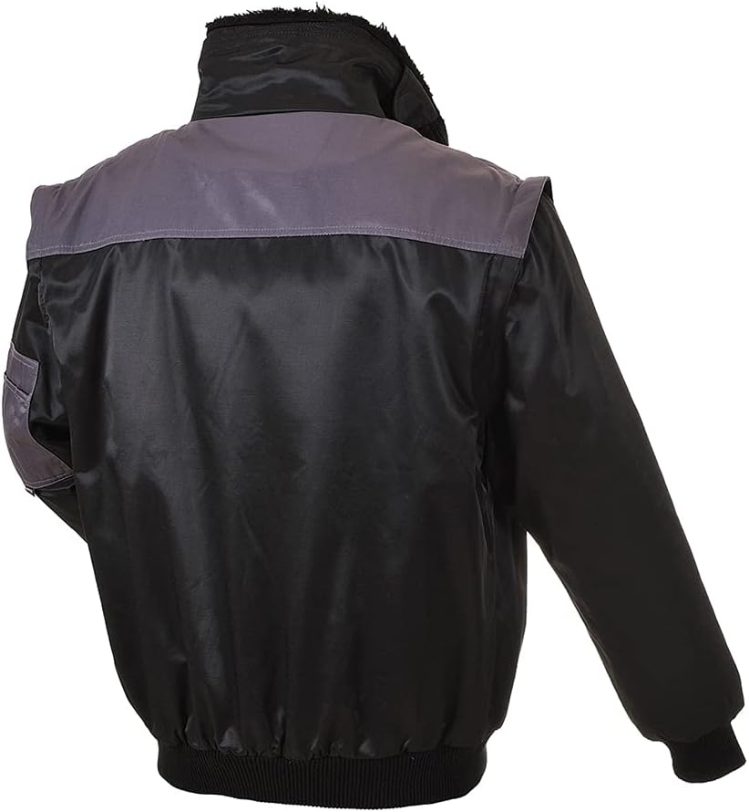 Pilot Jacket 2-Tone, colorBkGrey talla XL XL schwarz / grau, XL schwarz / grau