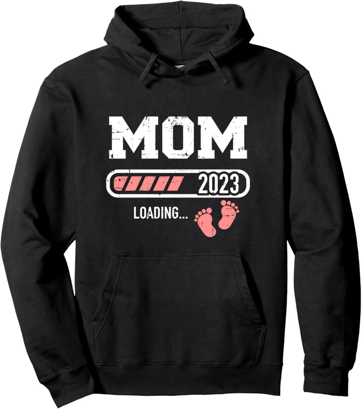 Mutter lädt 2023 für Schwangerschaft Ankündigung Pullover Hoodie