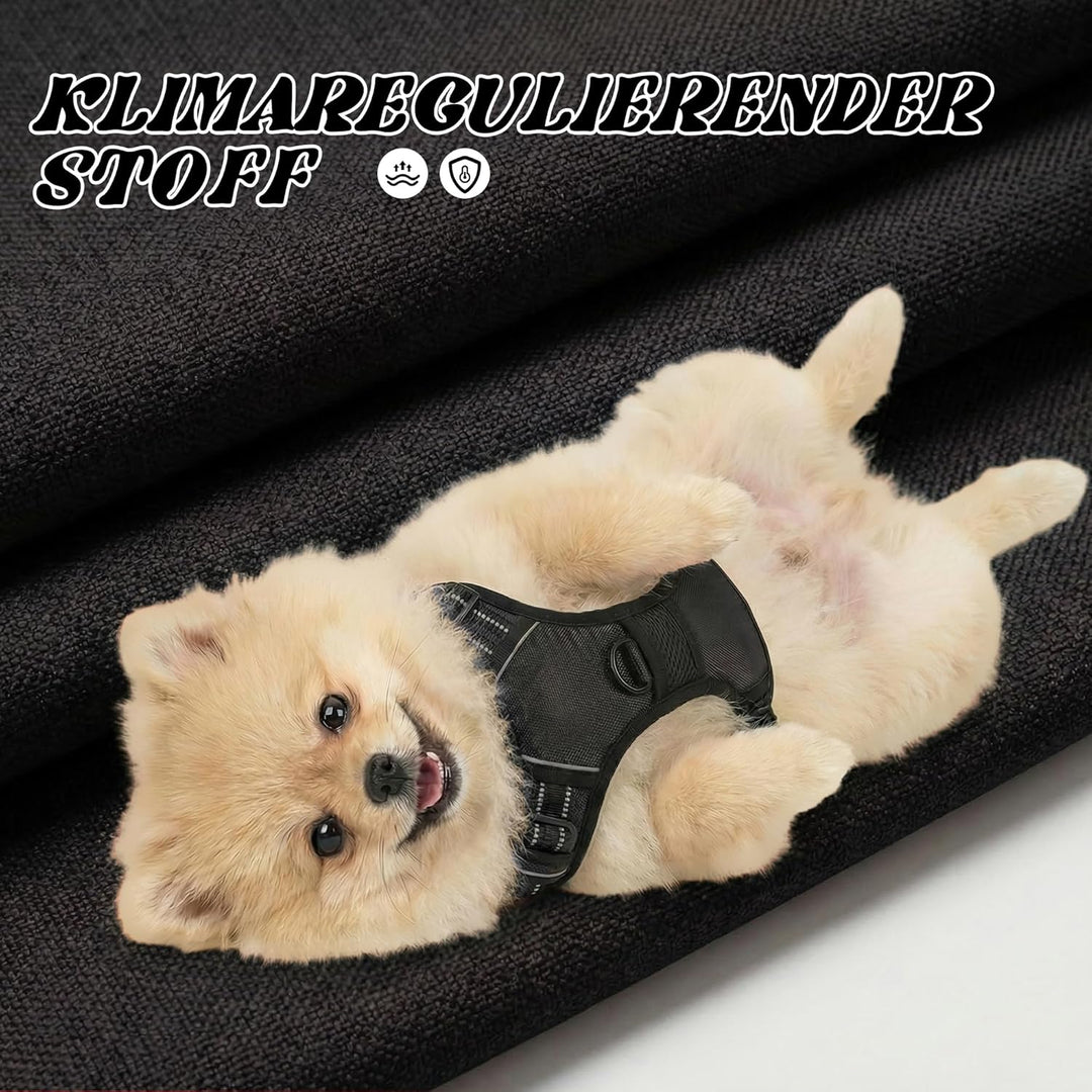 Funfox Hundegeschirr Grosse Hunde, Anti Zug Brustgeschirr Verstellbares Geschirr Hund, Antiziehgesch