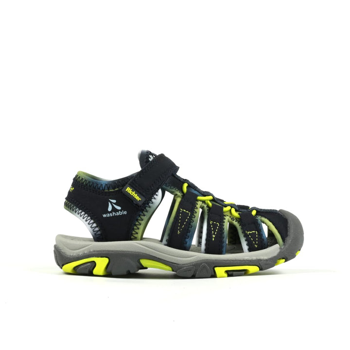 Richter Kinderschuhe Jungen Boulder Sandale 29 EU Steel, 29 EU Steel