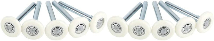 Garagentorrolle 10PCS, Nylon-Türräder Ersatz-Garagenrolle 2&
