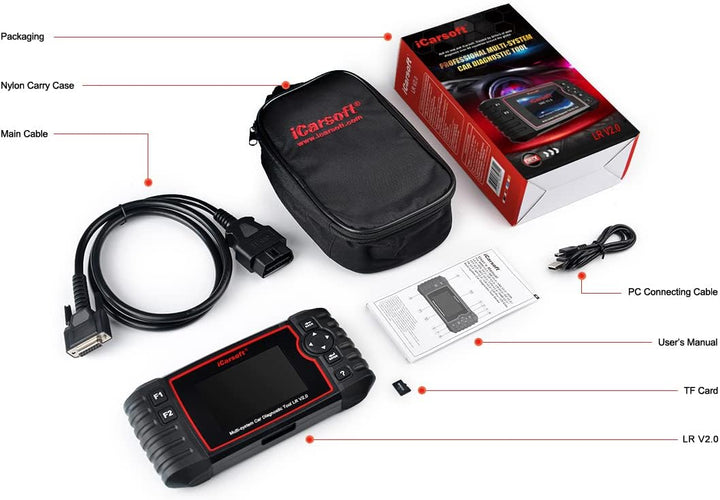 iCarsoft LR V2.0 for Landrover/Jaguar New Version Professional Diagnostic Tool Scanner oel Reset