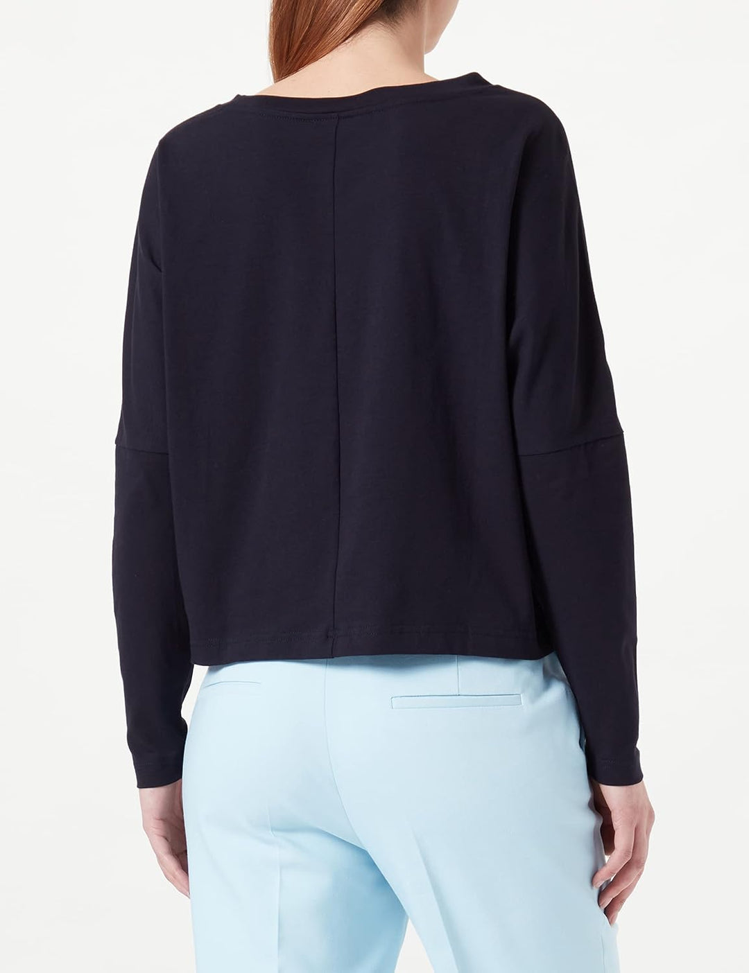 Tommy Hilfiger Damen Langarmshirt Basic M Blau (Desert Sky), M Blau (Desert Sky)