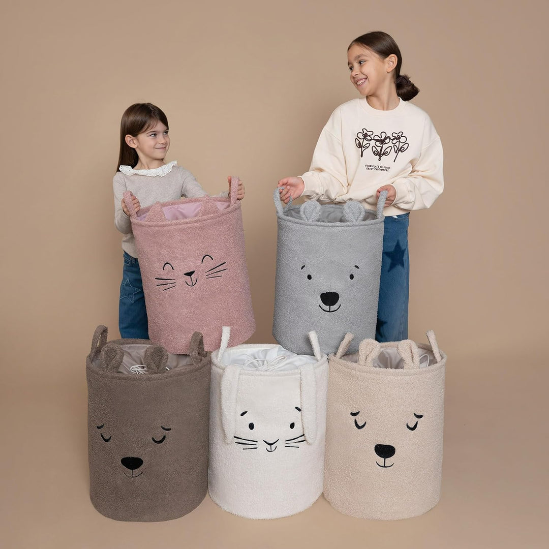 SIPO Multifunktionaler Spielzeug-Organizer XL – Geräumiger Spielzeugkorb mit Tiermotiv für Kinder, P
