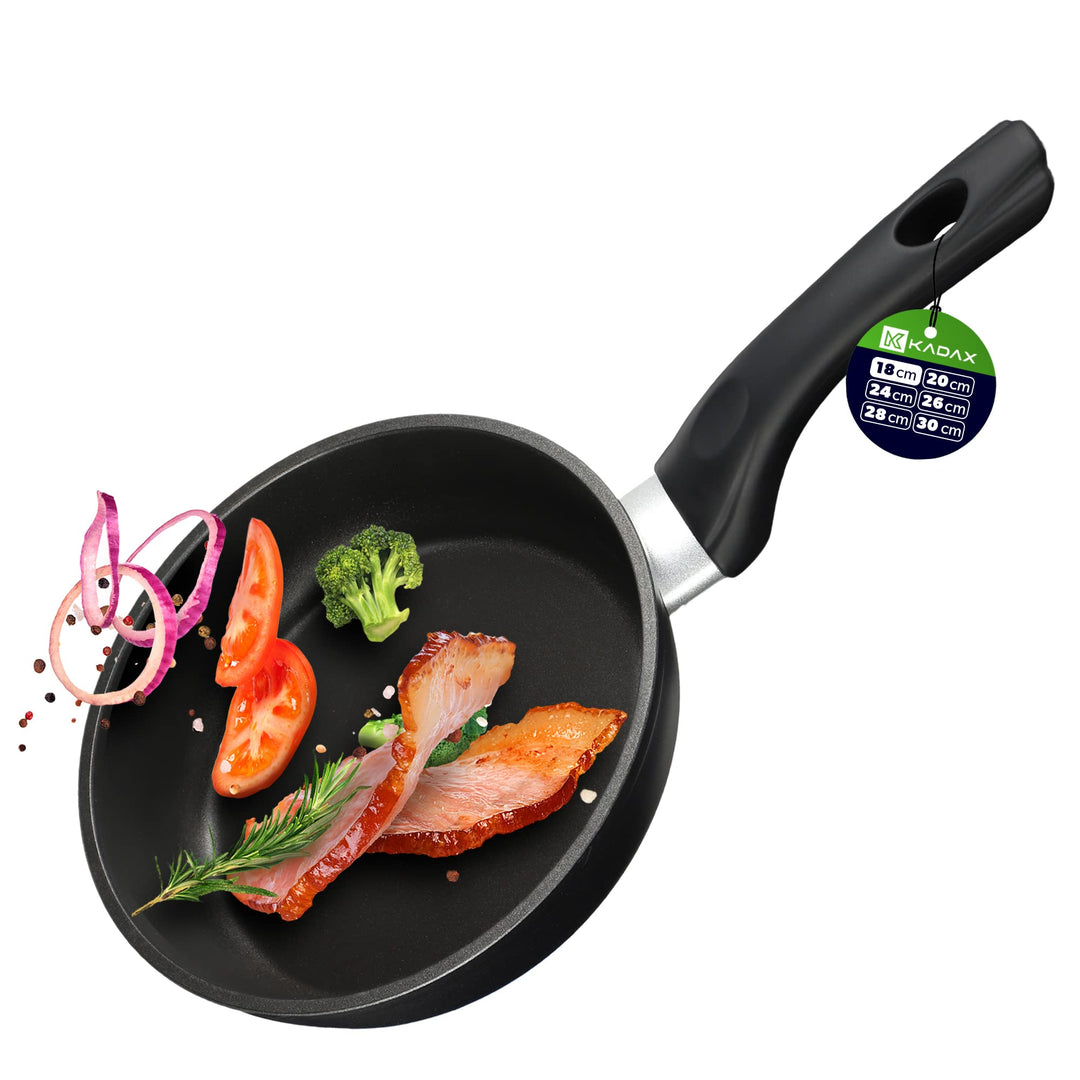 KADAX Bratpfanne, Pfanne mit Antihaftbeschichtung, beschichtete Gourmetpfanne, Induktion Universallp