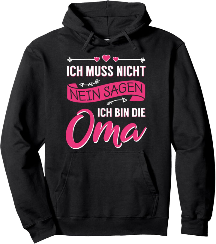 Oma Grossmutter Fun Spruch Lustig Süss Geburtstag Geschenk Pullover Hoodie