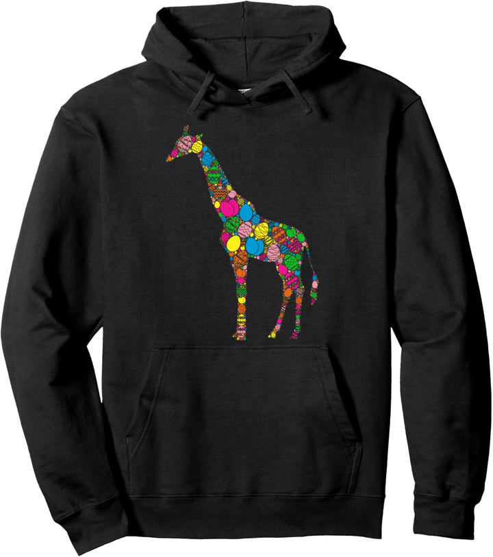 Bunte Ei Giraffe Frauen Männer Kinder - Ostern Pullover Hoodie