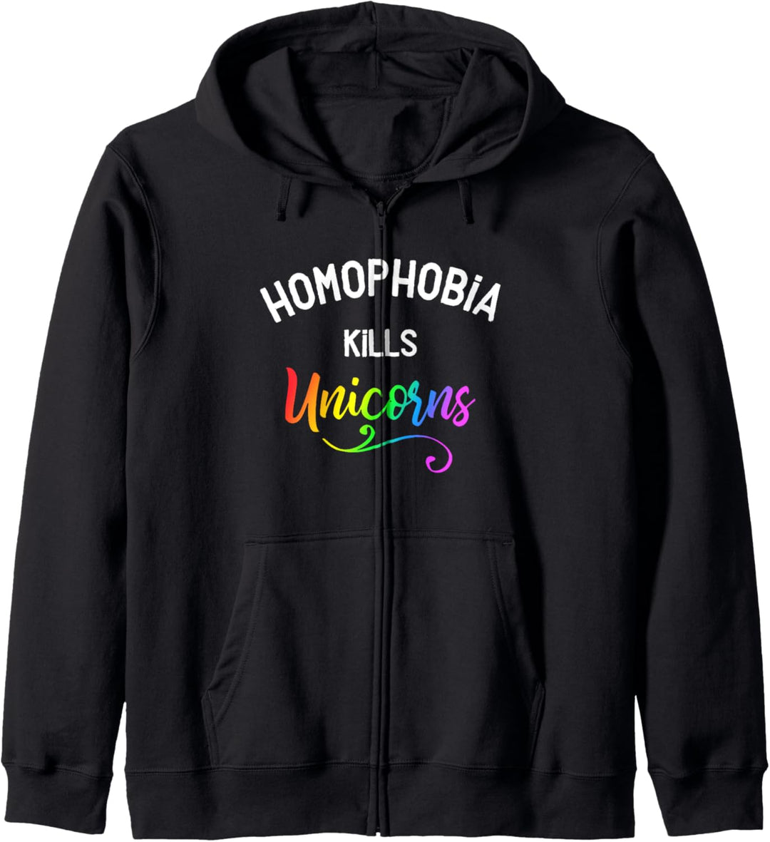 Homophobia Kills Unicorns - LGBT Pride CSD Kapuzenjacke