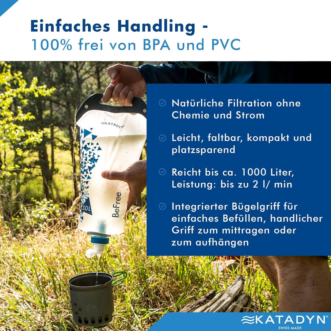 Katadyn BeFree Gravity Wasserfilter 3.0 Liter