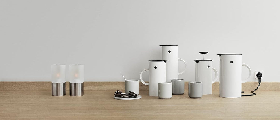 Stelton Isolierkanne EM77 0,5 liter - Doppelwandige Isolierkanne für heisse/kalte Getränke - Tee- &amp;