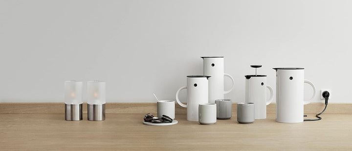 Stelton Isolierkanne EM77 0,5 liter - Doppelwandige Isolierkanne für heisse/kalte Getränke - Tee- &amp;
