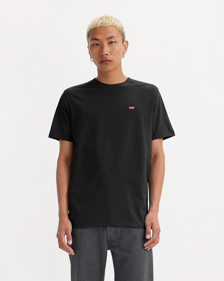 Levi's Herren Ss Original Housemark Tee T-Shirt XL Stonewashed Black, XL Stonewashed Black