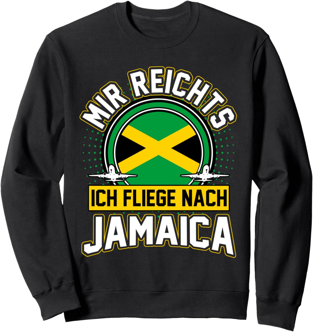 Jamaica Jamaikaner Sommer Ferien Urlaub Reise Lustiges Sweatshirt