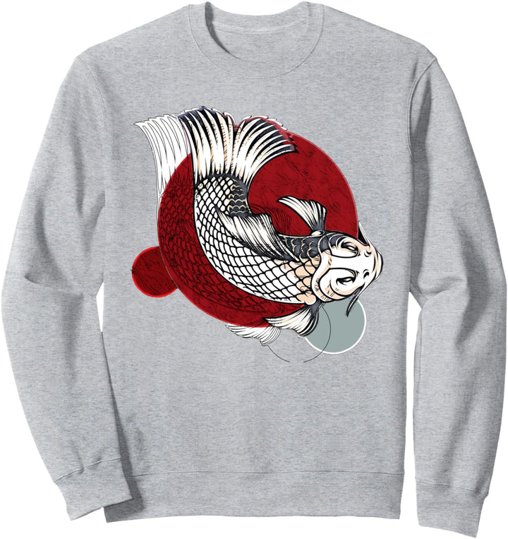 Kawaai Niedlicher japanischer Koi-Karpfen Sweatshirt