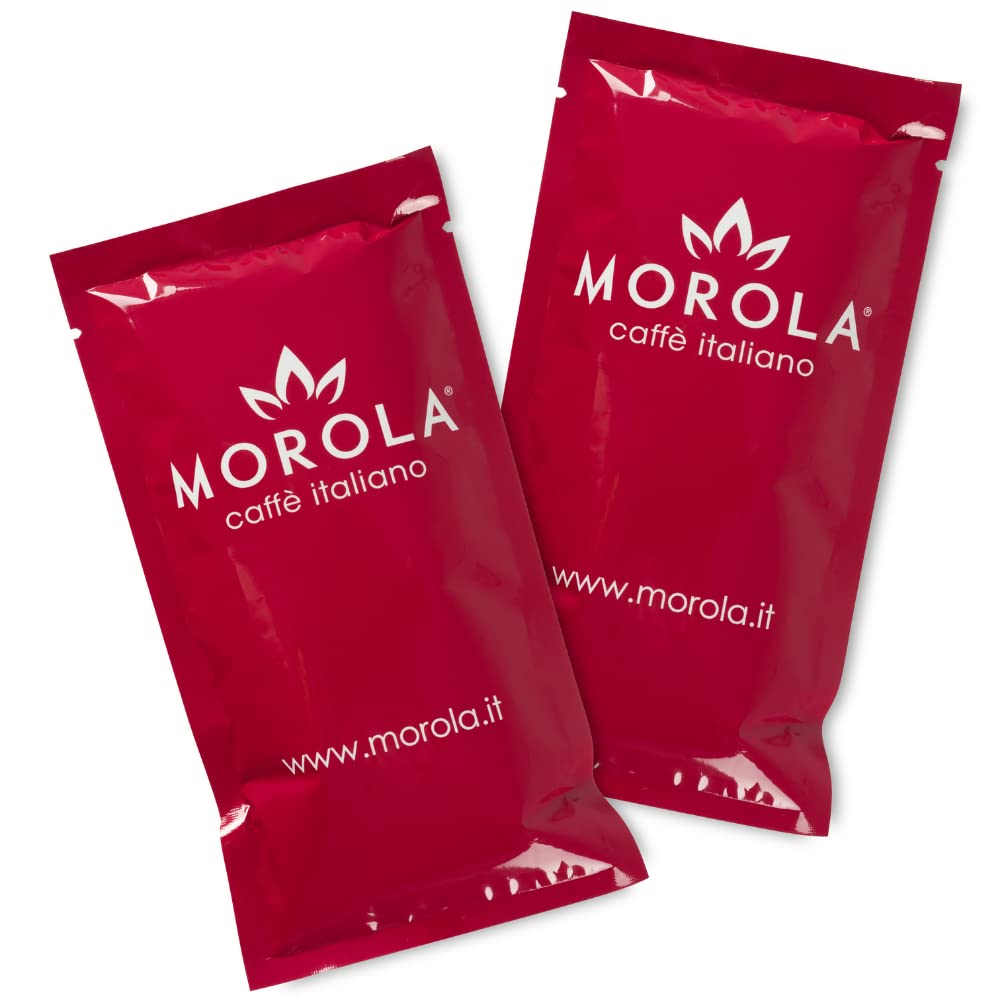 Morola Caffè Italiano - Baumwolle Feuchtigkeitstücher - 50 Stück - Individuell verpackt - Einwegtüch