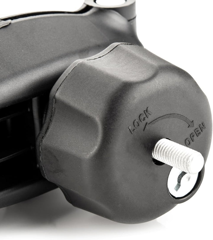 LST Rahmenhalter für Fahrradträger Radhalter 42 cm U-Bügelrohr Ø 25 mm abschliessbar