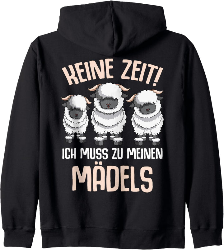 Walliser Schwarznasenschaf Schafe Kapuzenjacke