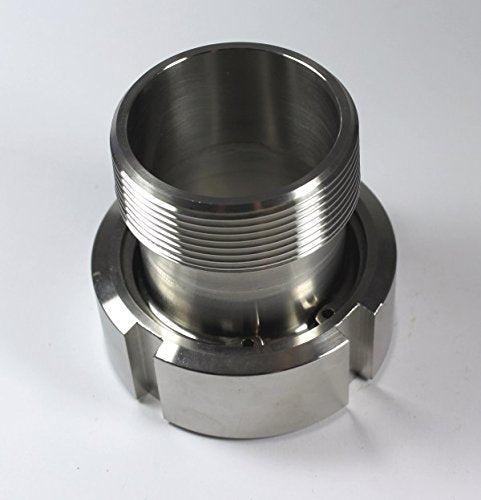Täsler - Industrieverpackungen IBC Adapter 360° V4A - DN50 S60x6 IG auf 2" AG - EPDM - drehbar - für
