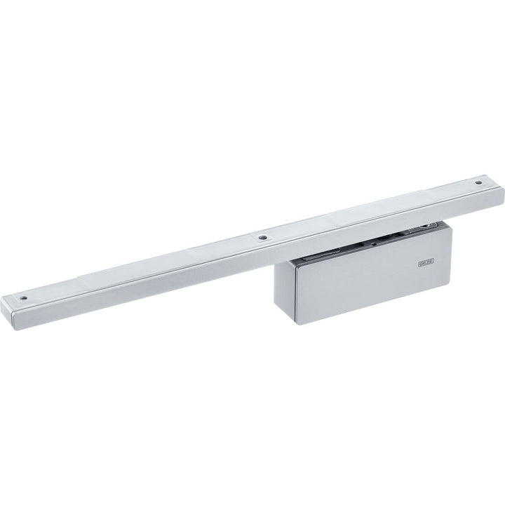 GEZE 184102 Türdämpfer ActiveStop aufliegend Türdämpfung für Holztüren, Silber, Silberfarbig, Silber