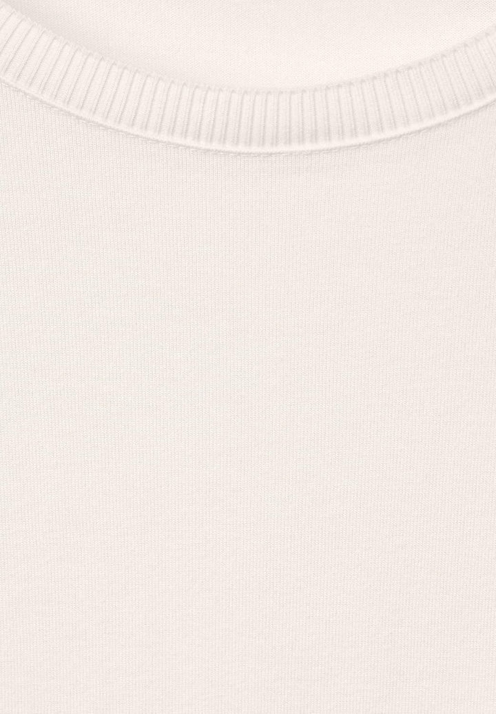 Street One Damen Langarmshirt 42 Lucid White, 42 Lucid White