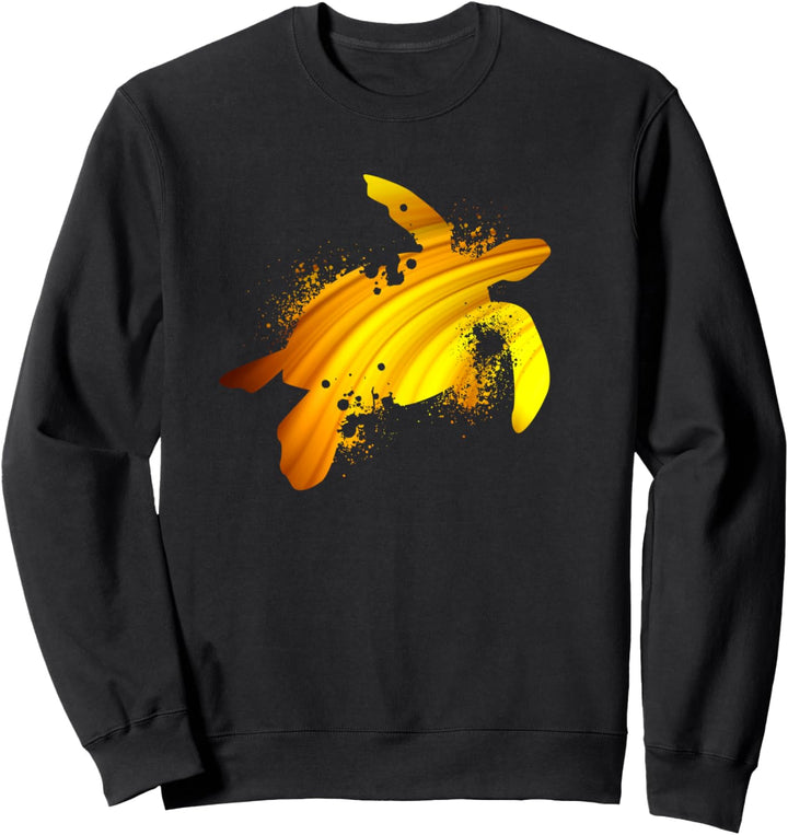 Vintage Schildkröte Silhouette | Atlantik Meeresschildkröte Sweatshirt