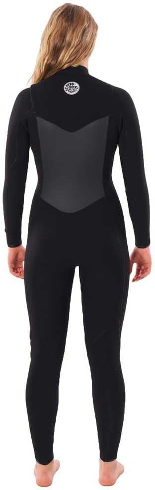 Rip Curl Womens FLASHBOMB 5/3 Chest Zip Full Suit 2023 Black 6 US, 6 US