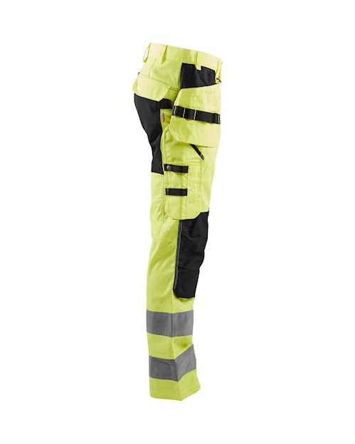 Blaklader 15521811 Hochsichtige Hose mit Stretch, gelb/ schwarz, grootte D128 D128 Yellow / Black, D