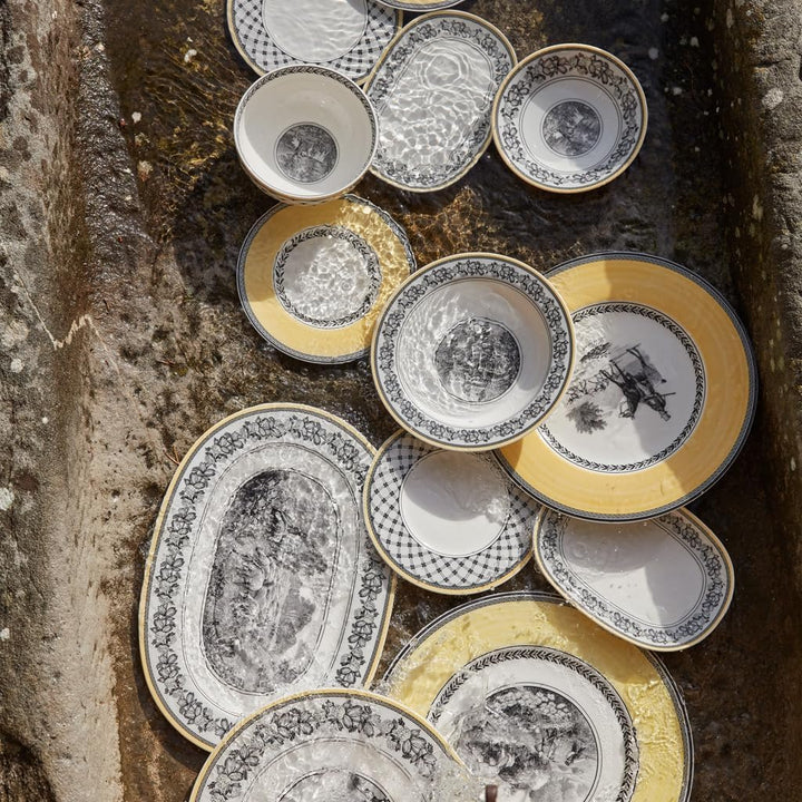 Villeroy und Boch Audun Fleur Frühstücksteller, Premium Porzellan 16 centimeters Bunt, 16 centimeter