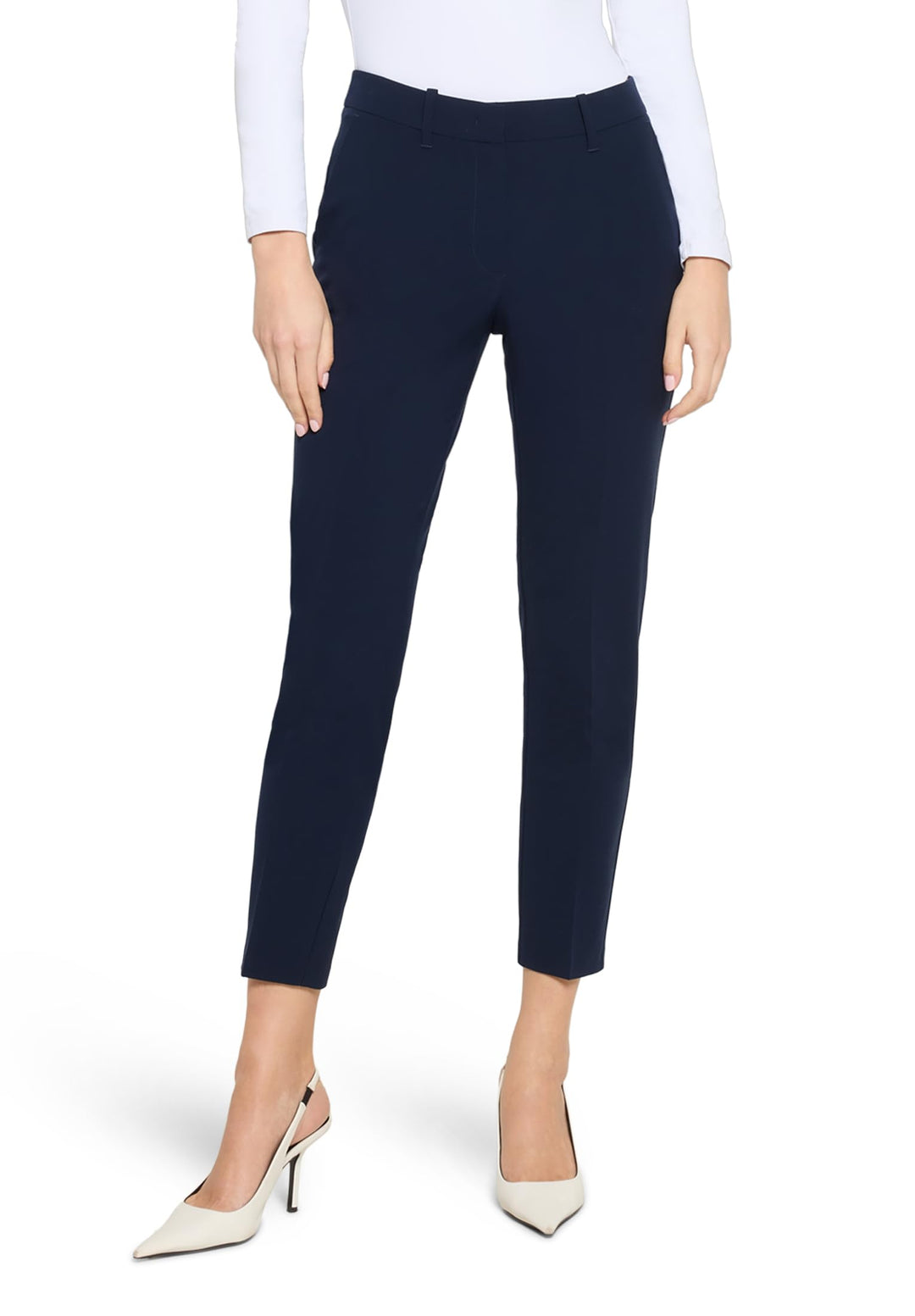 Betty &amp; Co Damen Anzughose mit Taschen 36 Blau, 36 Blau
