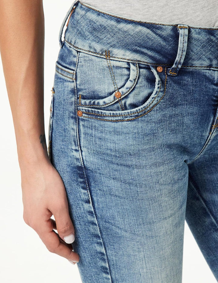 LTB Jeans - Damen - Molly - Low Waist - Slim Fit Jeans - Hosen 28W / 32L Yule Wash 52214, 28W / 32L