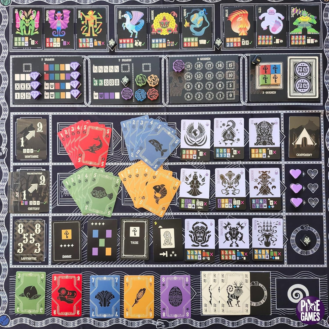 PixieGames | Eternal Decks | Kooperatives Kartenspiel | Strategisches Gesellschaftsspiel | 1 bis 4 S