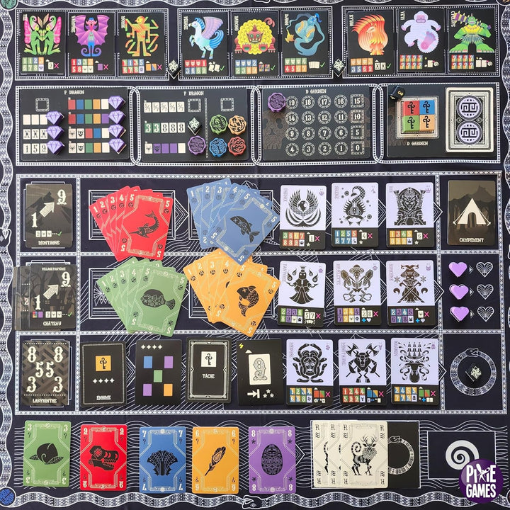 PixieGames | Eternal Decks | Kooperatives Kartenspiel | Strategisches Gesellschaftsspiel | 1 bis 4 S