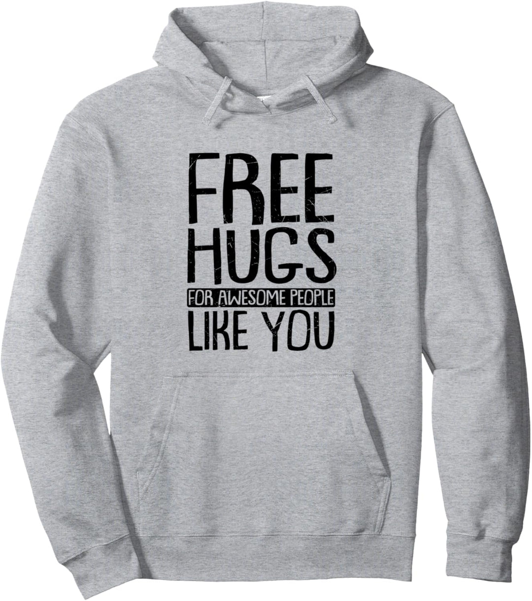 Free Hugs Spruch Umarmung Awesome Festival Geschenk Pullover Hoodie
