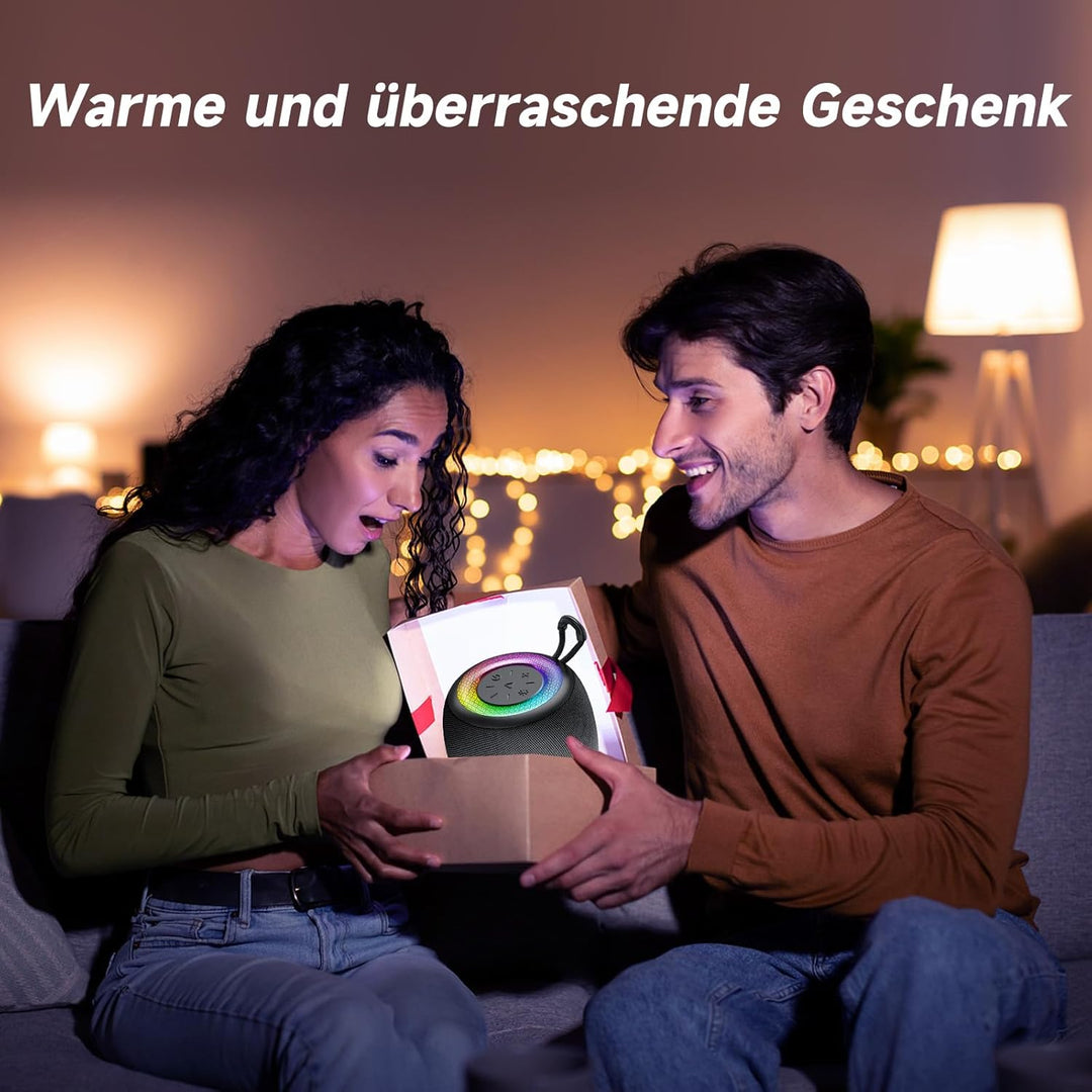 JYX Bluetooth Lautsprecher, 60W Tragbarer Party Lautsprecher mit Bluetooth 5.3, IPX7 Wasserdicht, TW