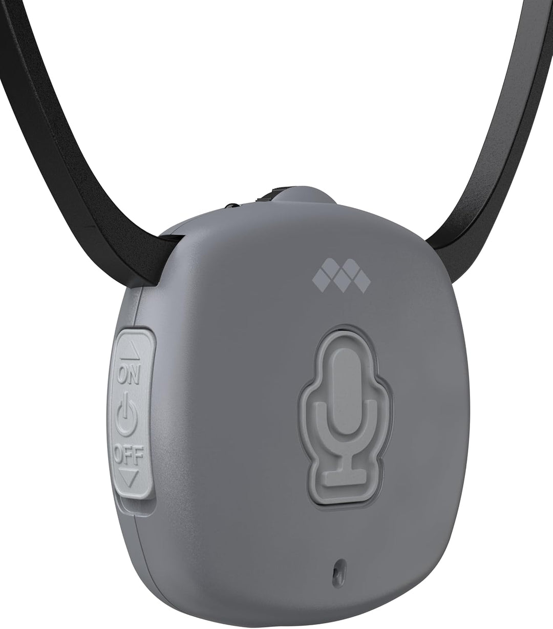 Meliconi TV-Kopfhörer Easy Audio kabellos, digital, Modell Steto mit optischem Eingang, Umgebungsmik